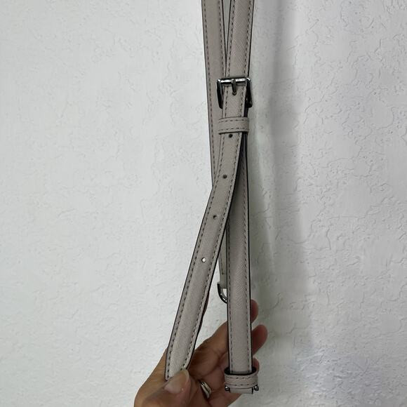 Michael Kors Saffiano Tan and silver Crossbody Bag Replacement shoulder Strap - Picture 2 of 6